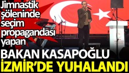 Jimnastik şöleninde seçim propagandası yapan Bakan Kasapoğlu İzmir’de yuhalandı