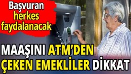 EMEKLİ MAAŞINDAN