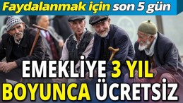 3 YIL ÜCRETSİZ