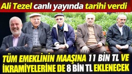 TÜM EMEKLİ MAAŞLARINA SEÇİM ÖNCESİ