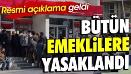 RESMİ AÇIKLAMA GELDİ ARTIK YASAK