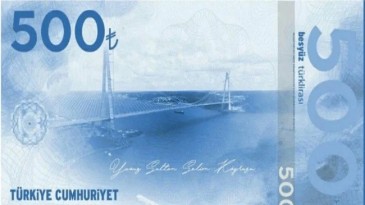 500 LÜK BANKNOTLAR TANITILDI