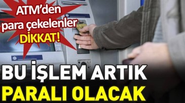 EMEKLİ AYLIGINI ATM DEN ÇEKEN