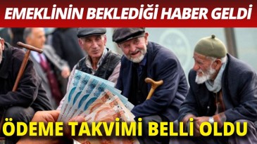 ÖDEME TAKVİM BELLİ OLDU