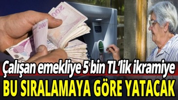ÖDEME SIRASI BELLİ OLDU