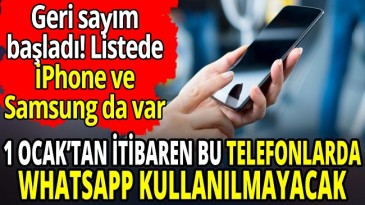 O TELEFONLARDA ARTIK WHATSAPP