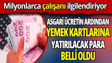 CEBE GİRECEK NET RAKAM BELLİ OLDU