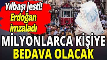 EMEKLİYE YILBAŞI JESTİ