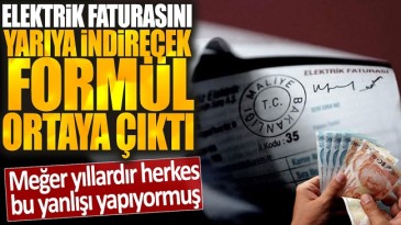 ELEKTRİK FATURALARINA DESTEK GELDİ