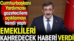 CEVDET YILMAZDAN EMEKLİ AÇIKLAMASI
