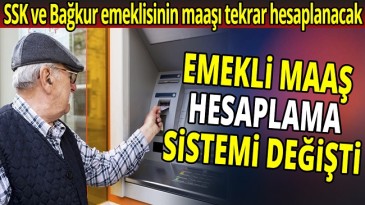 MAAŞLAR TEKRAR HESAPLANACAK