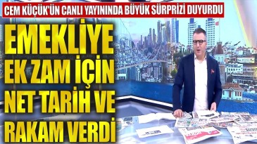 NET TARİH VE RAKAM VERİLDİ