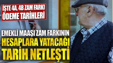 EMEKLİ MAAŞININ ZAM FARKI
