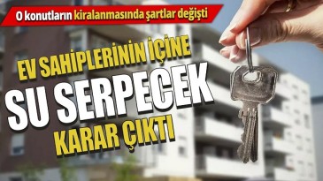 EV SAHİPLERİ SEVİNTEN HAVALARA