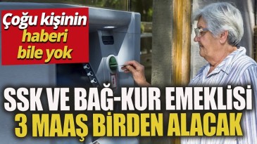 SSK VE BAĞ-KUR EMEKLİSİ
