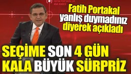 FATİH PORTAKALDAN SÜPRİZ AÇIKLAMA