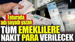 FATURA DA ADI SOYADI YAZAN EMEKLİLER