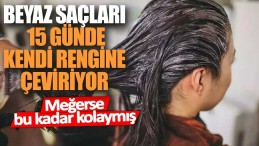 BEYAZ SAÇLARA SON