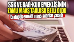 EN DÜŞÜK EMEKLİ MAAŞI ALANLAR YAŞADI