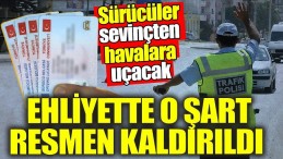 SÜRÜCÜLER SEVİNÇTEN HAVALARA UÇACAK