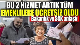 BU İKİ HİZMET ARTIK ÜCRETSİZ