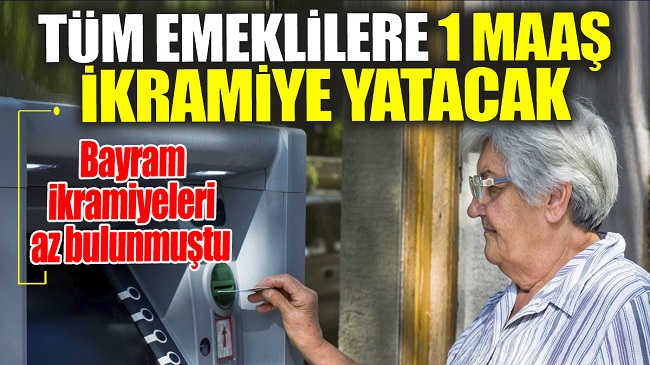 BAYRAM İKRAMİYESİ AZ BULUNMUŞTU