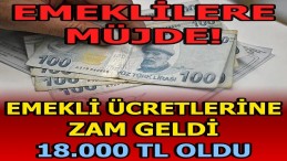 EMEKLİ ÜCRETLERİNE ZAM GELDİ