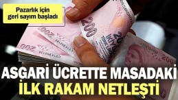 ASGARİ ÜCRET İLK TEKLİFİ BELLİ OLDU