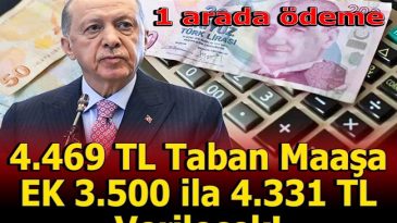 EMEKLİ’LERE 3’Ü 1 ARADA ÖDEME