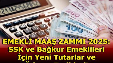 YENİ TUTARLAR VE ÖDEME TARİHLERİ