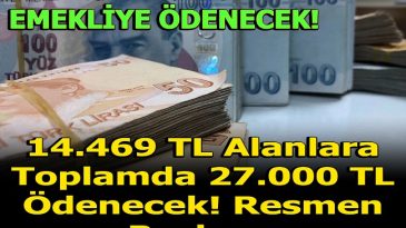 16.4 MİLYON EMEKLİYE ÖDENECEK
