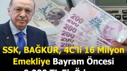 EMEKLİYE BAYRAM ÖNCESİ EK ÖDEME