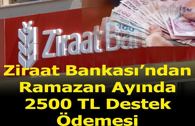 ZİRAAT BANKASINDAN RAMAZAN YARDIMI