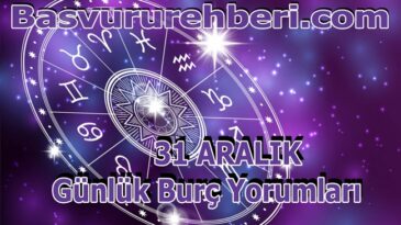 31 Aralık Burç Yorumu